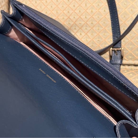 Michael Kors Dark Blue Crossbody Bag - Picture 6 of 8